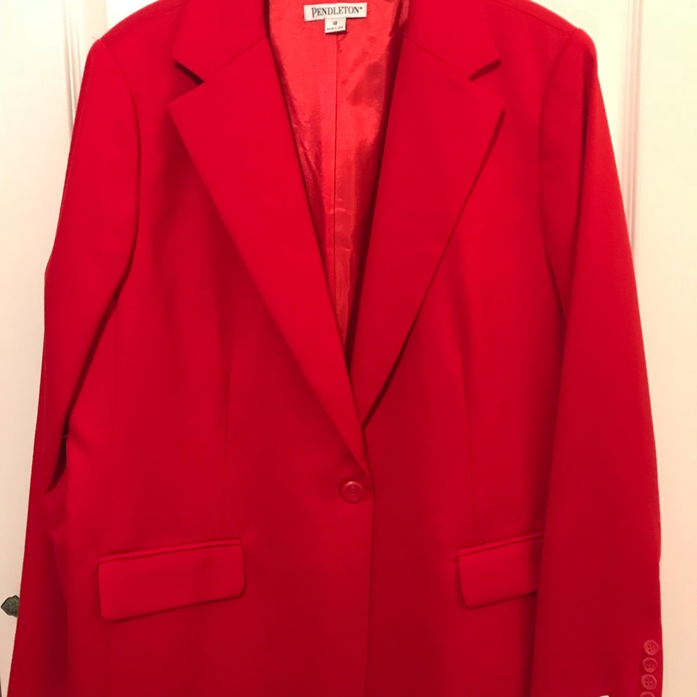 Pendleton Seasonless Wool Blazer Size 18